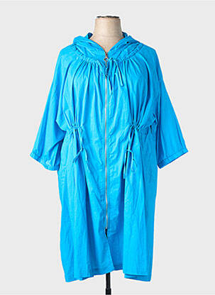 Veste casual coupe droite bleu POMME ROUGE femme