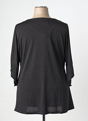 T-shirt coupe droite manches courtes noir VETISTYLE femme