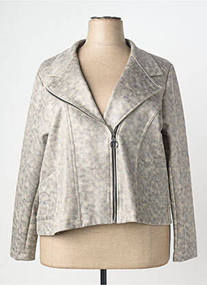 Veste casual coupe cintrée gris VETISTYLE femme