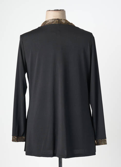 Top stretch manches longues noir VETISTYLE femme