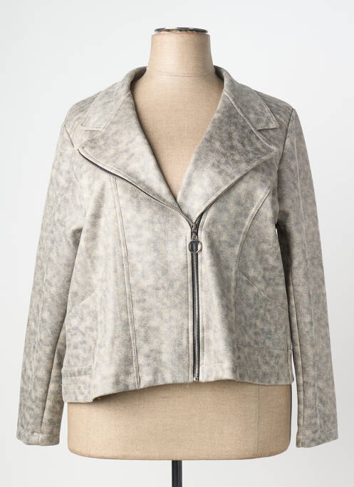 Veste casual coupe cintrée gris VETISTYLE femme