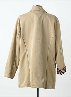 Blazer finition intérieure doublée beige PIMENT ROUGE femme