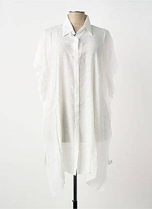 Tunique manches courtes coupe ample blanc C'MELODIE femme