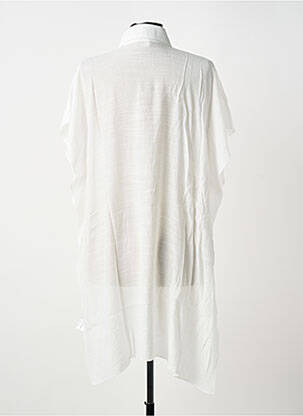 Tunique manches courtes coupe ample blanc C'MELODIE femme