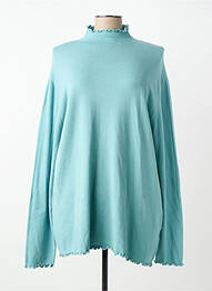 Pull manches longues manches longues bleu PIMENT ROUGE femme