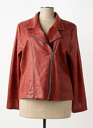 Veste casual coupe cintrée rouge VETISTYLE femme