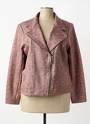 Veste casual coupe cintrée rose VETISTYLE femme