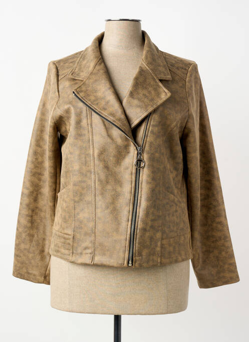 Veste casual coupe cintrée jaune VETISTYLE femme