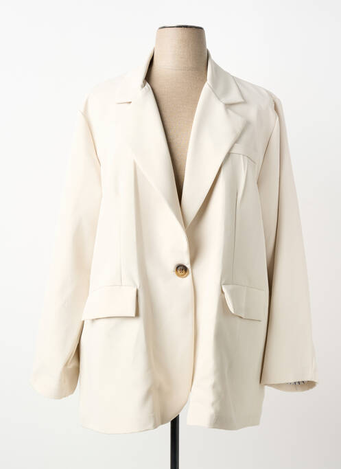 Blazer finition intérieure doublée beige PIMENT ROUGE femme