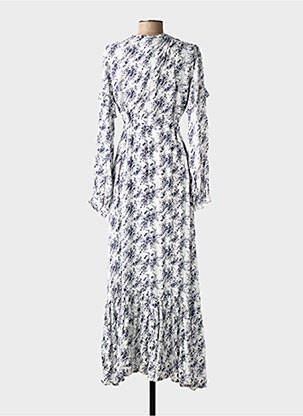 Robe longue manches longues manches longues blanc C'EST BEAU LA VIE femme