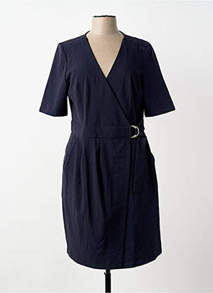 Robe courte manches courtes manches courtes bleu LOLA ESPELETA femme