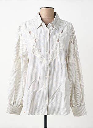 Chemisier blanc ANGE femme