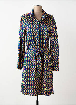 Robe mi-longue vert FREEMAN T.PORTER femme