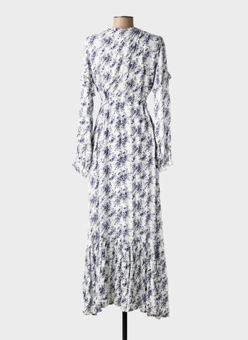 Robe longue manches longues manches longues blanc C'EST BEAU LA VIE femme
