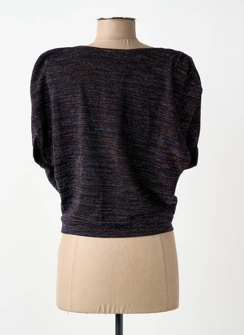 Top col v sans manche noir ARTLOVE femme