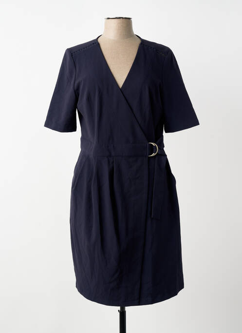 Robe courte manches courtes manches courtes bleu LOLA ESPELETA femme