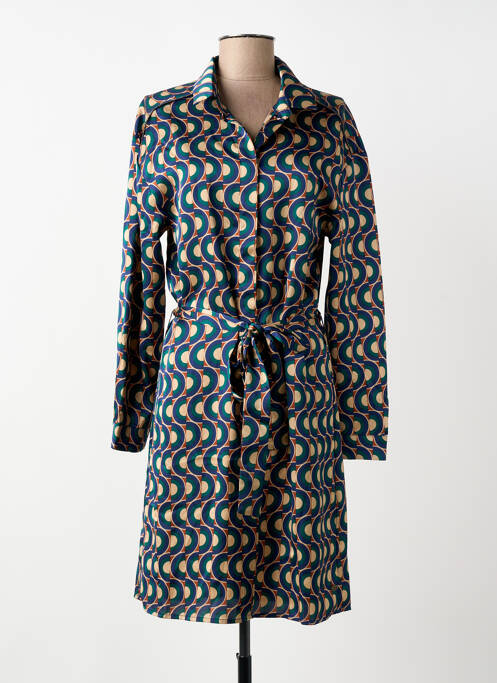 Robe mi-longue vert FREEMAN T.PORTER femme