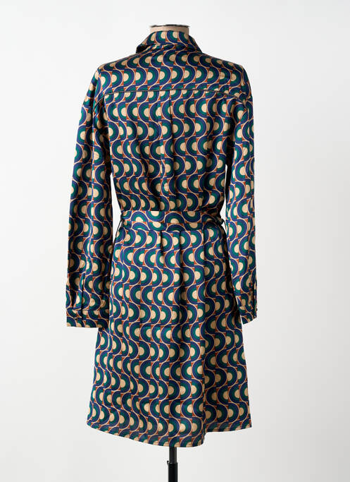 Robe mi-longue vert FREEMAN T.PORTER femme