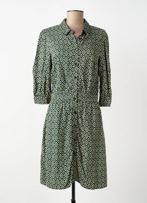 Robe mi-longue vert FREEMAN T.PORTER femme