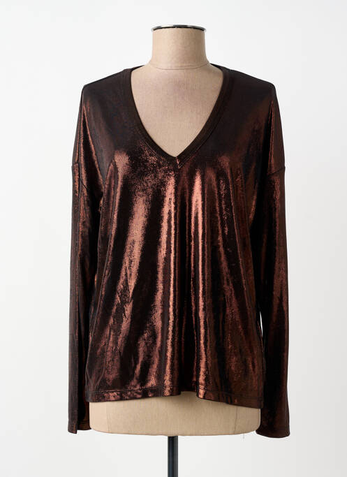 Top marron ANGE femme