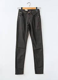 Jeans coupe slim stretch taille normale marron CREAM femme