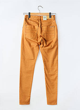 Jeans coupe slim stretch taille normale jaune CREAM femme