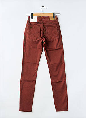 Jeans coupe slim stretch marron CREAM femme