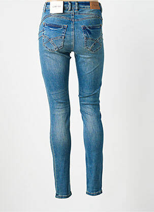 Jeans skinny stretch taille basse bleu CREAM femme