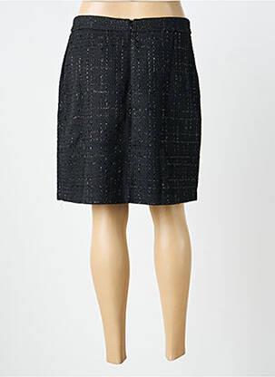 Jupe courte tissage tweed noir CREAM femme