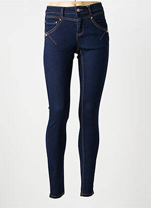 Jeans skinny tissage brut taille normale bleu CREAM femme