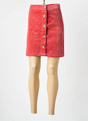 Jupe courte taille normale rose C'EST BEAU LA VIE femme