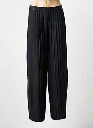 Pantalon large taille normale taille normale noir B.YOUNG femme