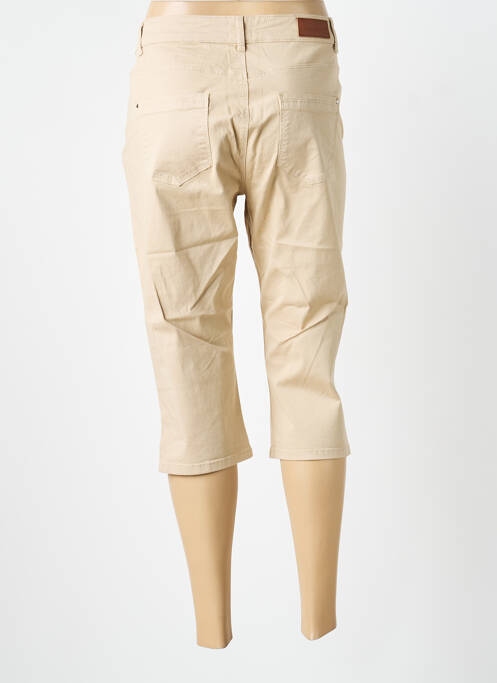 Corsaire tissage denim taille normale beige C'EST BEAU LA VIE femme