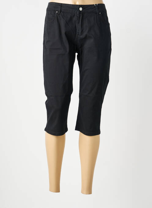 Corsaire tissage denim taille normale noir C'EST BEAU LA VIE femme