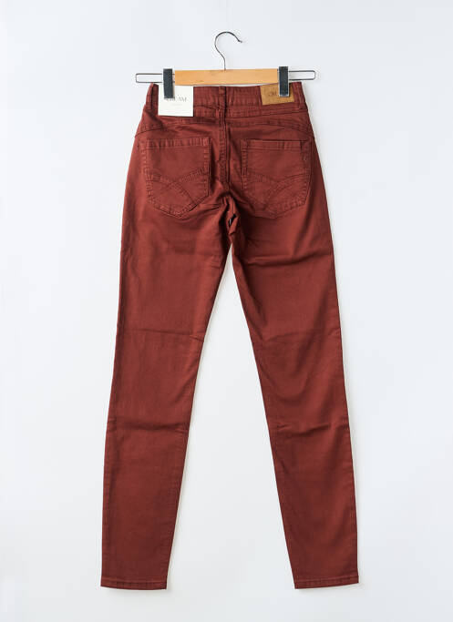 Jeans coupe slim stretch marron CREAM femme