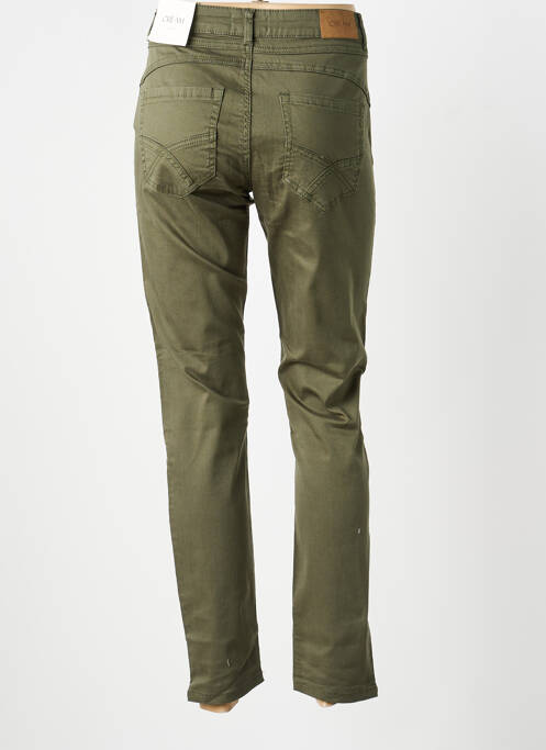 Jeans coupe slim taille basse taille basse vert CREAM femme