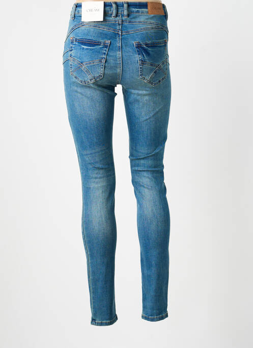 Jeans skinny stretch taille basse bleu CREAM femme