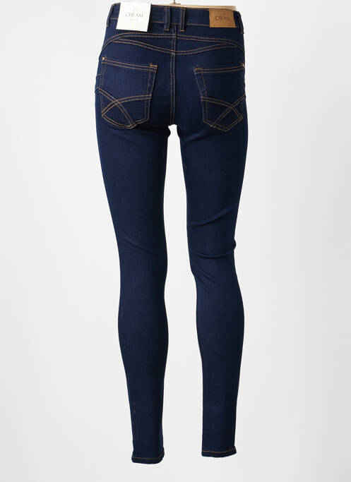 Jeans skinny tissage brut taille normale bleu CREAM femme