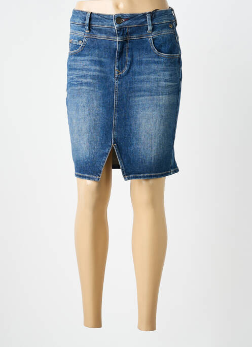Jupe courte poches bleu FREEMAN T.PORTER femme
