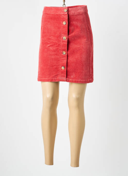 Jupe courte taille normale rose C'EST BEAU LA VIE femme