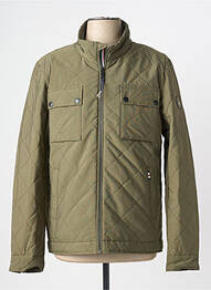 Doudoune manches longues sans capuche vert FQ1924 homme