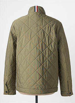 Doudoune poches sans capuche vert FQ1924 homme