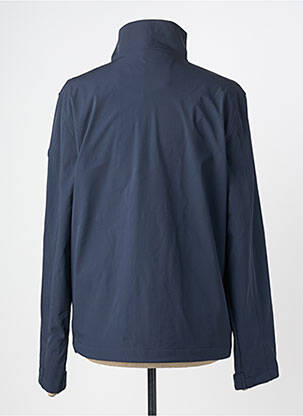 Coupe-vent finition intérieure doublure satiné sans capuche bleu FQ1924 homme