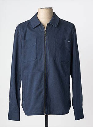 Veste casual coupe droite bleu MUSTANG homme