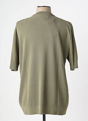 Pull stretch manches courtes vert MATINIQUE homme