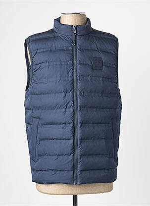Doudoune poches sans capuche bleu MUSTANG homme