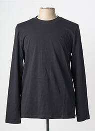 T-shirt broderie manches longues noir MUSTANG homme