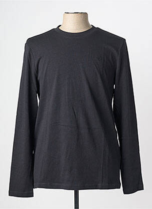 T-shirt coupe cintrée manches longues noir MUSTANG homme