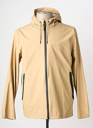 Imperméable coupe droite a capuche beige TANTÄ homme