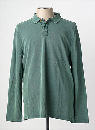 Polo manches longues manches longues vert WHITE STUFF homme